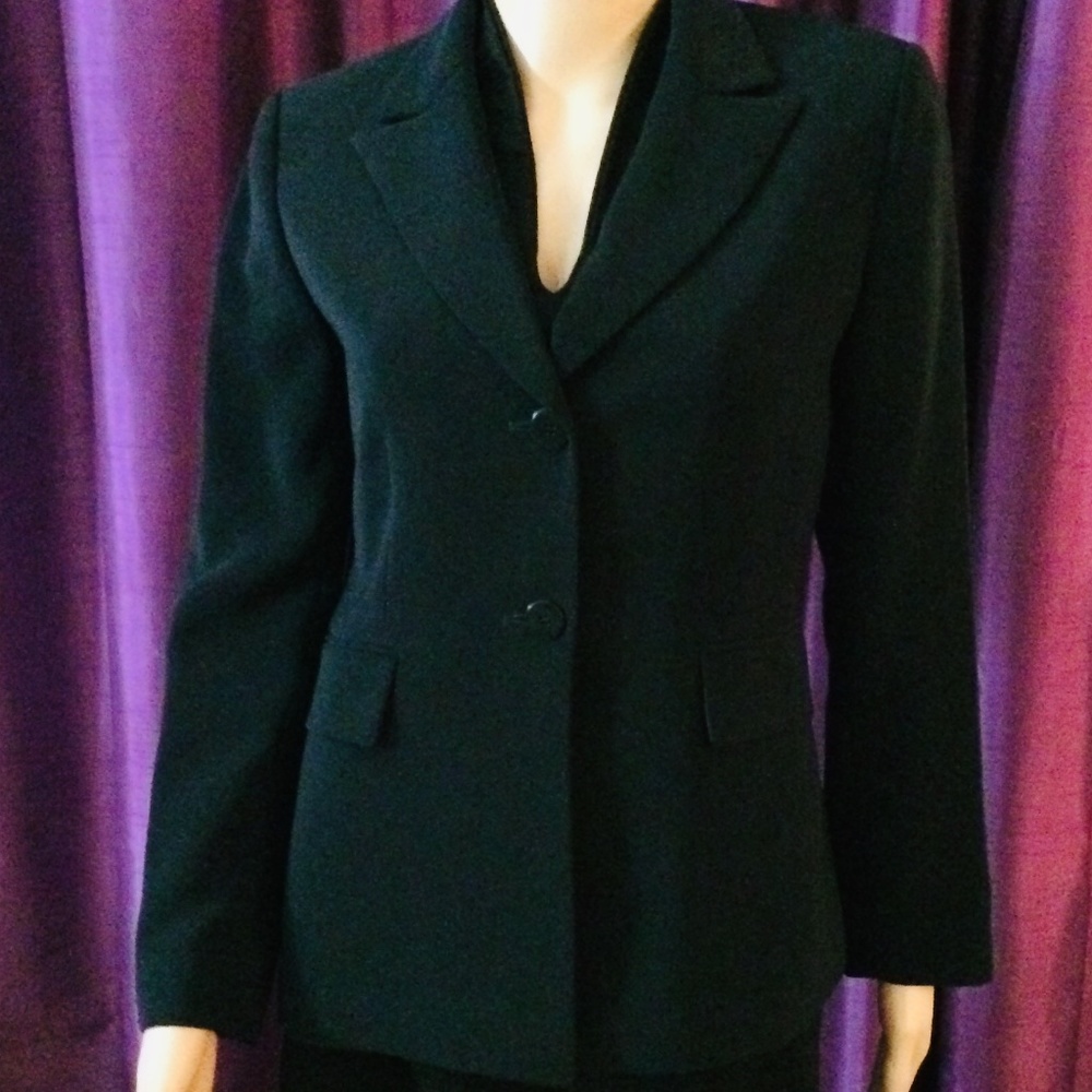 Tahari Jacket, Black, Size 4P